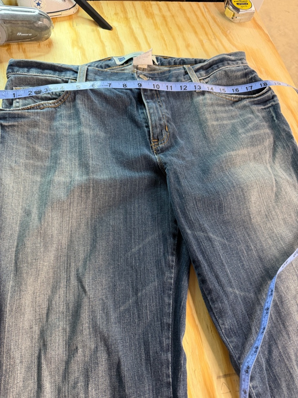 GAP Women's Boot Cut Jeans - Washed Blue Denim